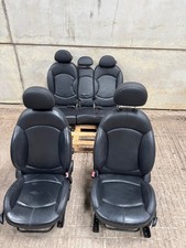 MINI R60 Countryman 2010 - 2016 Black Leather Interior Heated 5 Seat Version