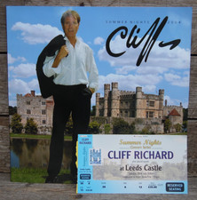 Cliff Richard 'Summer Nights' 2004 Tour Programme & Concert Ticket