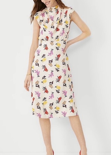 Ann taylor ivory floral - floral, mock