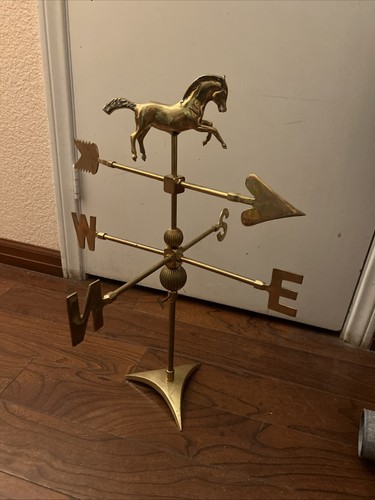 Brass decorative horse - brass,