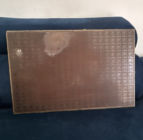 Vintage stamp printing plate - vintage,