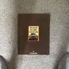 CITROEN AMI 8 Car Sales Brochure AUG 1970 #8/70 ANG.D