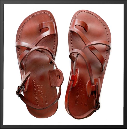 Leather sandals mens gladiator - leather,