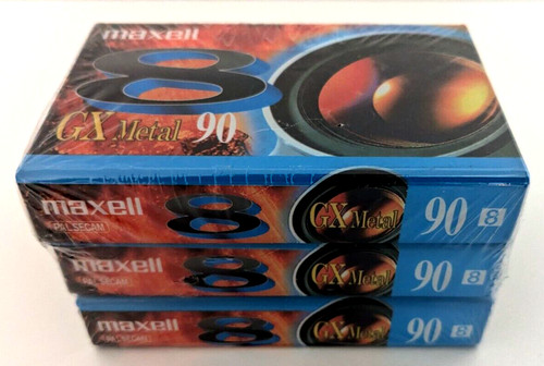 Maxell 90gx metal pack - metal, 3