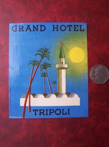 Luggage label vintage pre - label,