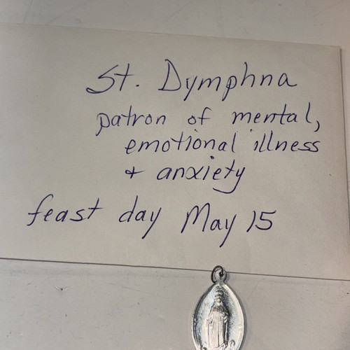 Vintage dymphna catholic - vintage,