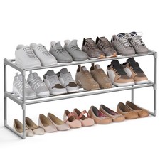 SONGMICS 2 Tier Shoe Rack Shoe