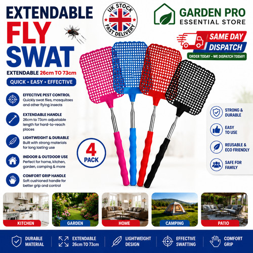Fly swatter telescopic - 4,