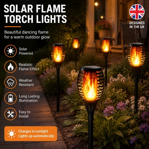 Solar powered torch - solar,