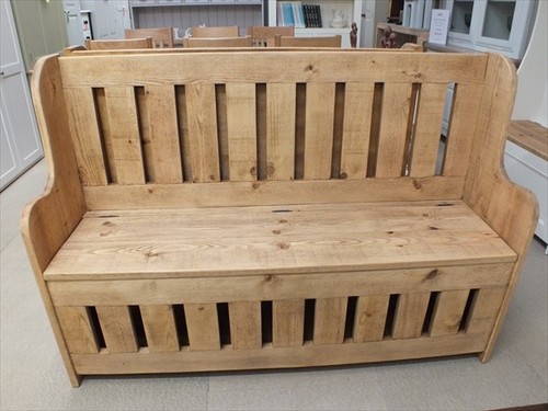 Reclaimed slat back monks - 5',