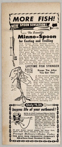 1947 print minno spoon - print, minno-spoon