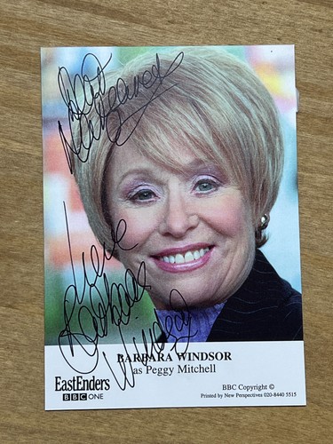 Hand signed eastenders cast - eastenders,