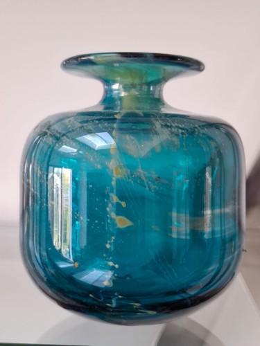 Mdina glass bulbous - bulbous, vase