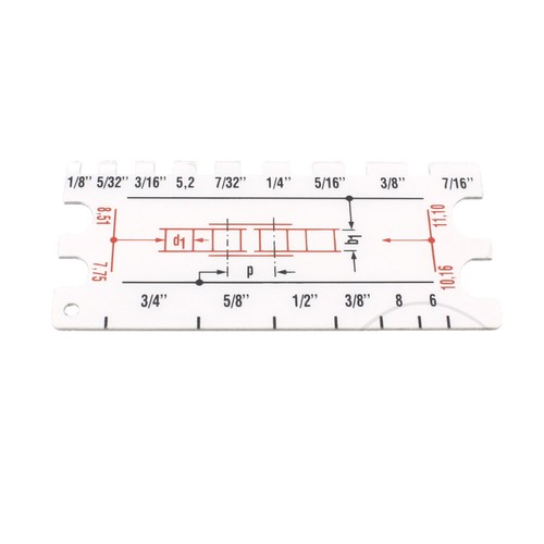 Chain size gauge - size,