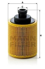 OIL FILTER FITS: FITS FOR FIAT
