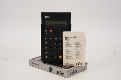 Braun calculator dieter - braun, et