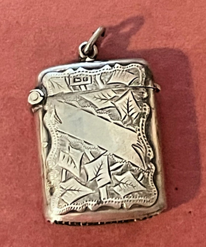 Chester silver vesta case - chester,