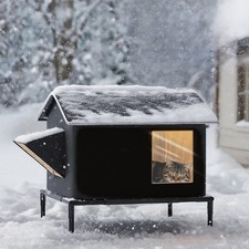 Large Heated Cat House Outdoor