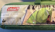 Coleman Tent Beach Shade Tent 7 FT 6 IN x 4 FT 5 IN  UV Guard Green Vacation
