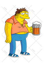 Pre Cut Barney, Simpsons