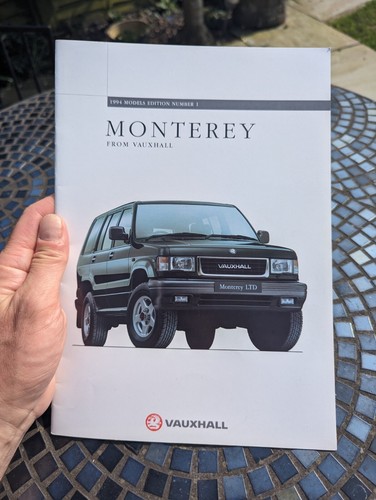 1993 vauxhall monterey - vauxhall, sales