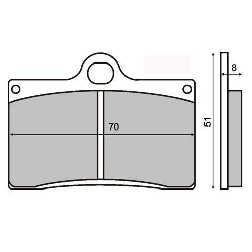 Front brake pads - pads, 502