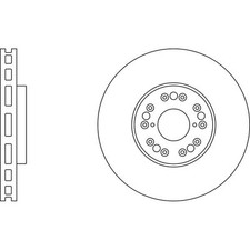 2x Brake Discs Vented For