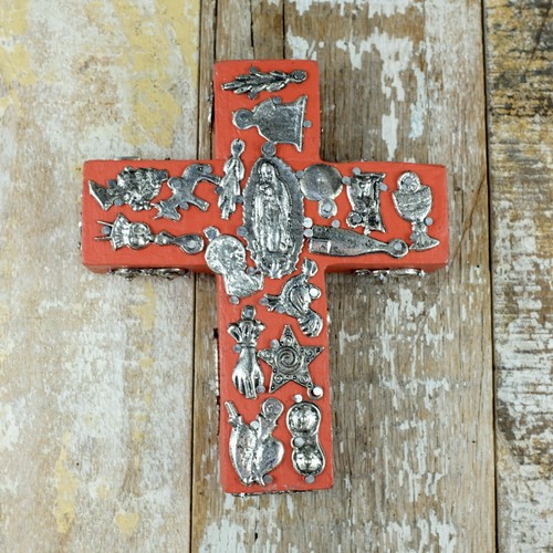 Mexican milagro cross - mexican,