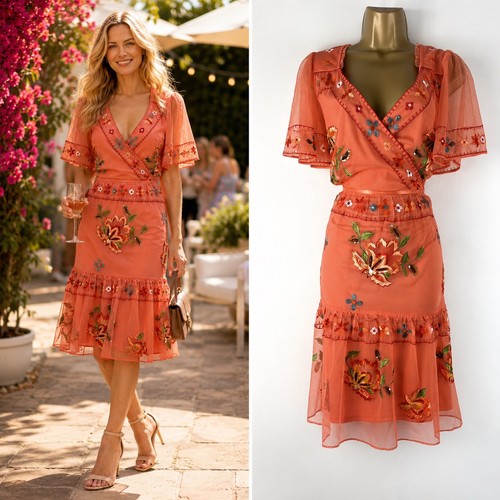 Monsoon coral orange - monsoon,