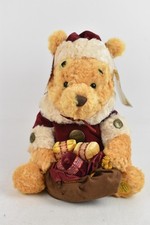 Disney Store Limited Edition Santa Pooh Winnie The Pooh Teddy Bear With COA