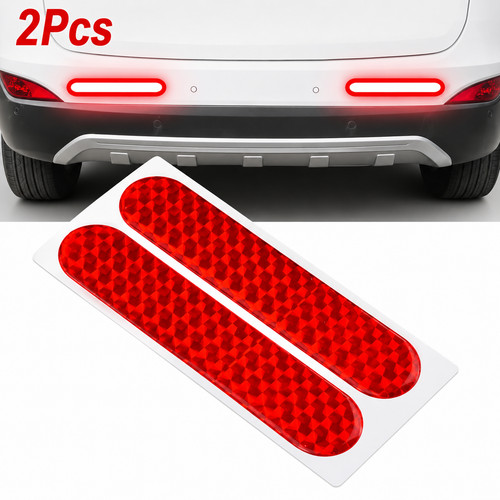 Red reflective safety - 2x,