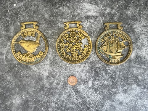 Horse brass coins - horse,