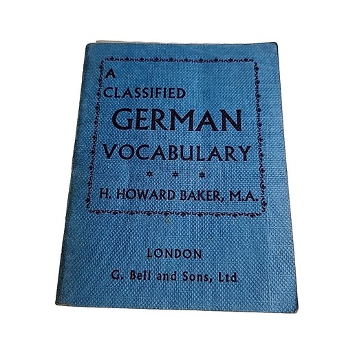 German vocabulary howard baker - german,