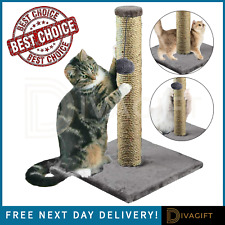 CAT SCRATCHING POST SCRATCH POST KITTEN CAT TREE SCRATCHER SISAL POLE NEW 40CM 
