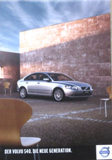 Volvo S40 preliminary brochure brochure from 6/2007, 8 pages