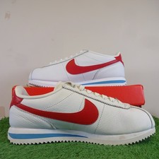 Nike Trainers Size 5 Men White Classic Cortez Leather Forrest Gump Running Shoes