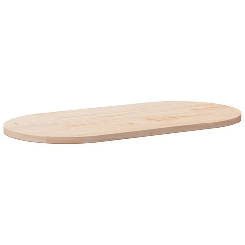 Table top solid - pine, oval