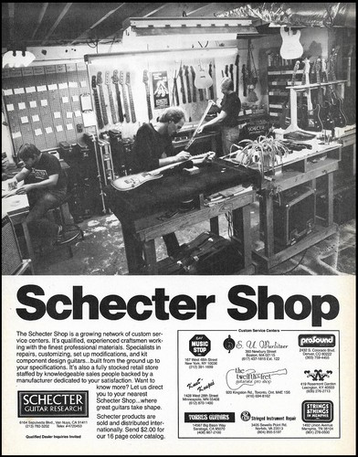 1982 schecter guitar research - 1982,