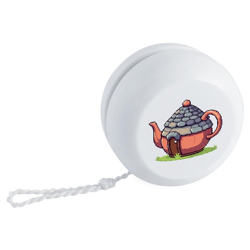 Tea pot house - pot, retro