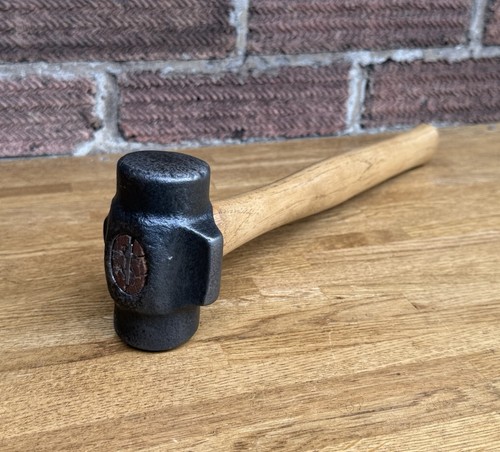 Vintage unusual face hammer - unusual,