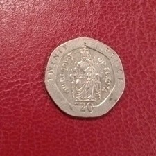 2001 Gibraltar 20p Twenty Pence Coin - Our Lady of Europa inc ebay 10p + 7% fee