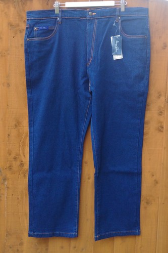 Mens blue denim jeans - mens, fly