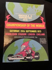 Superstox Programme Championship Of The World 1973