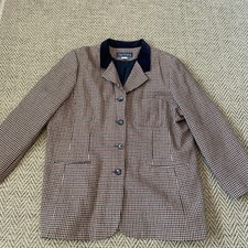 Vintage houndstooth blazer - ,