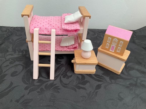 Wooden dolls house - wooden,
