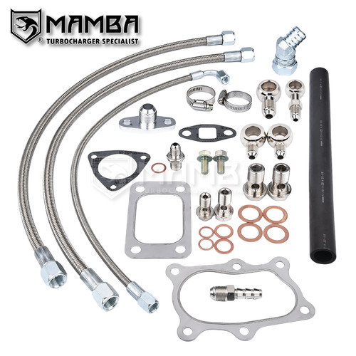 Turbo oil water line - &, install