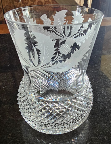 Edinburgh crystal thistle - crystal,
