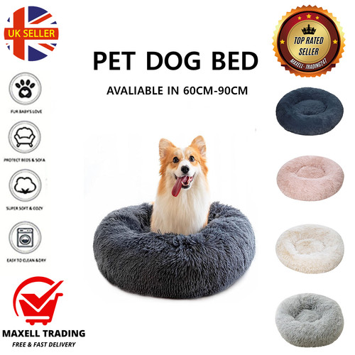 Dog bed donut soft round - soft, plush