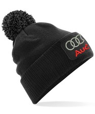 Star Patch Audi Logo Embroidered beanie hat