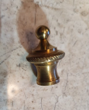 Antique brass rope edge finial for lighting and chandeliers